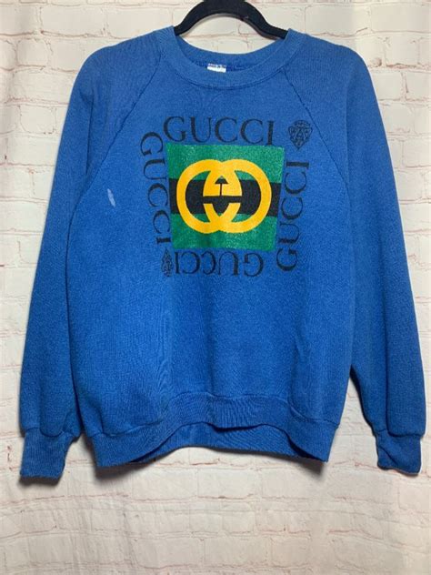 vintage gucci bootleg sweatshirt|gucci bootleg logo.